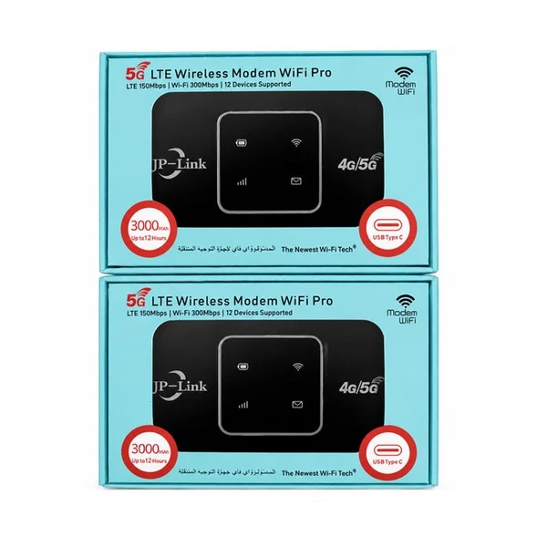 مودم قابل حمل 5G LTE Wireless Modem WiFi Pro با رجیستری