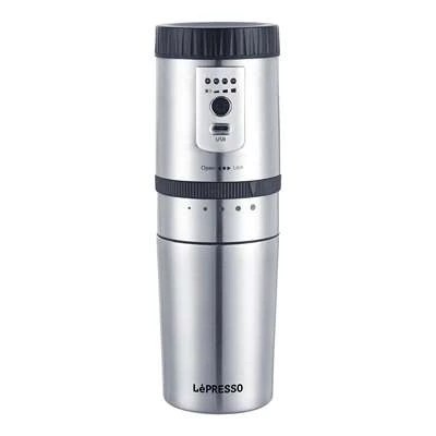 قهوه ساز و آسیاب قهوه مسافرتی لپرسو مدل Lepresso LPGCMSM